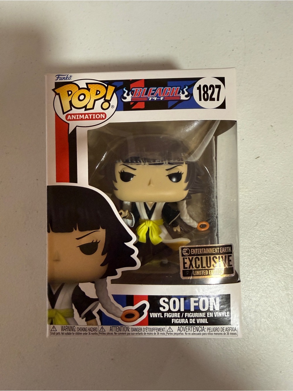 Funko Pop! Bleach Soi Fon Black & Yellow Vinyl Figure #1827